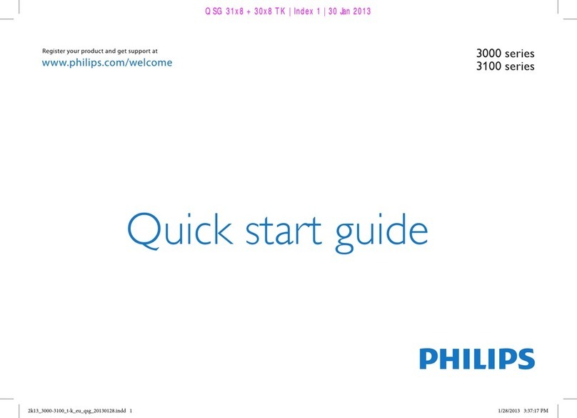 Philips 32PFL3158T/12 quick start guide