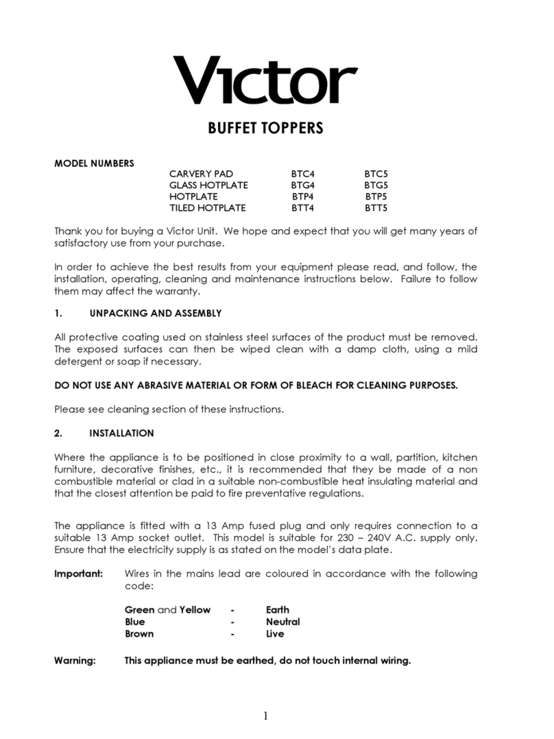 Victor BTC4 User manual
