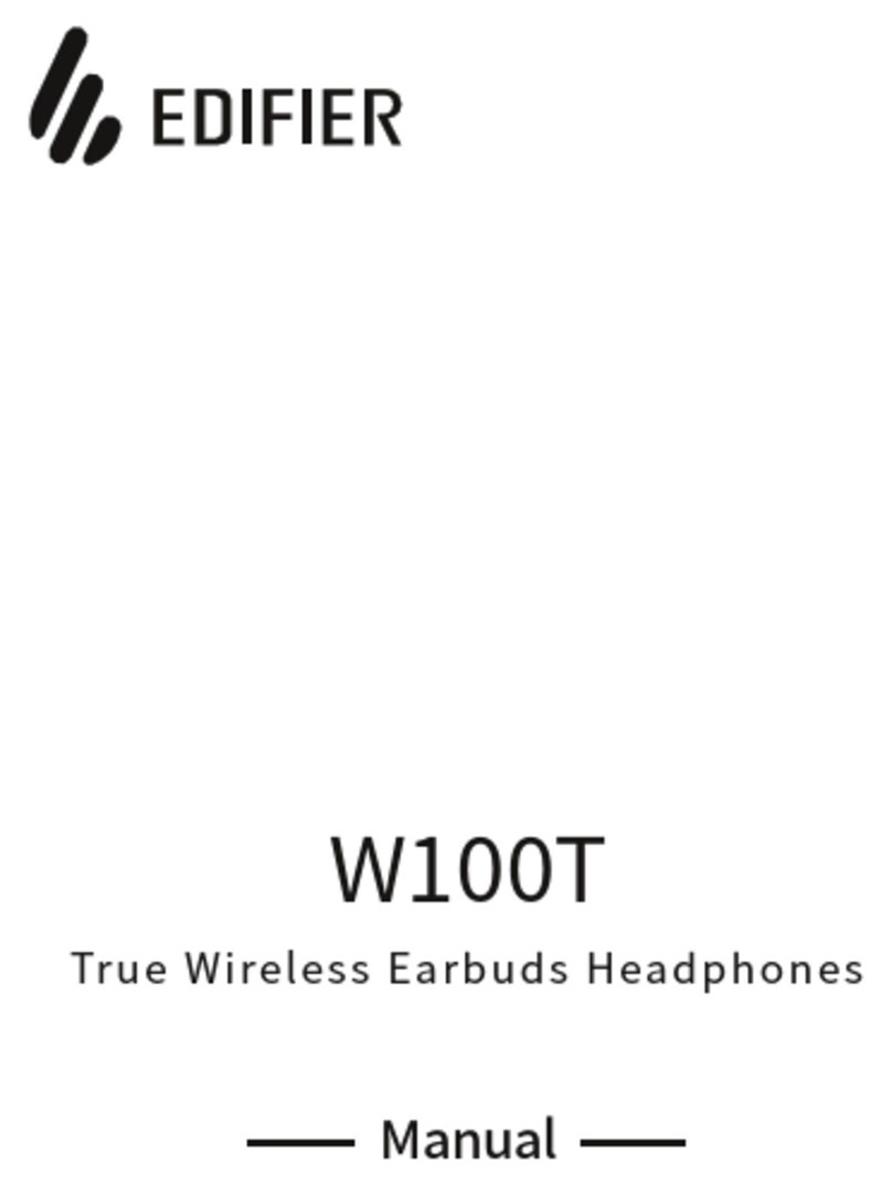 EDIFIER W100T User manual EDIFIER W100T User manual