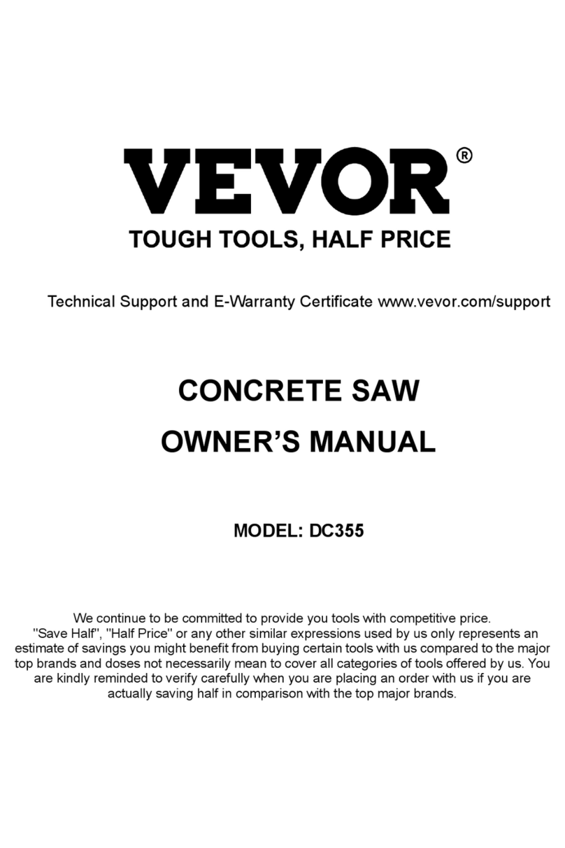 VEVOR DC355 User manual