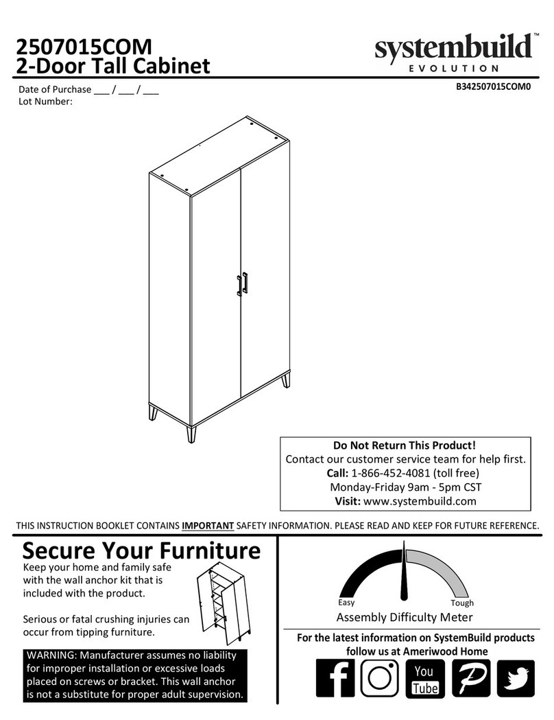 Systembuild Evolution 2507015COM User manual