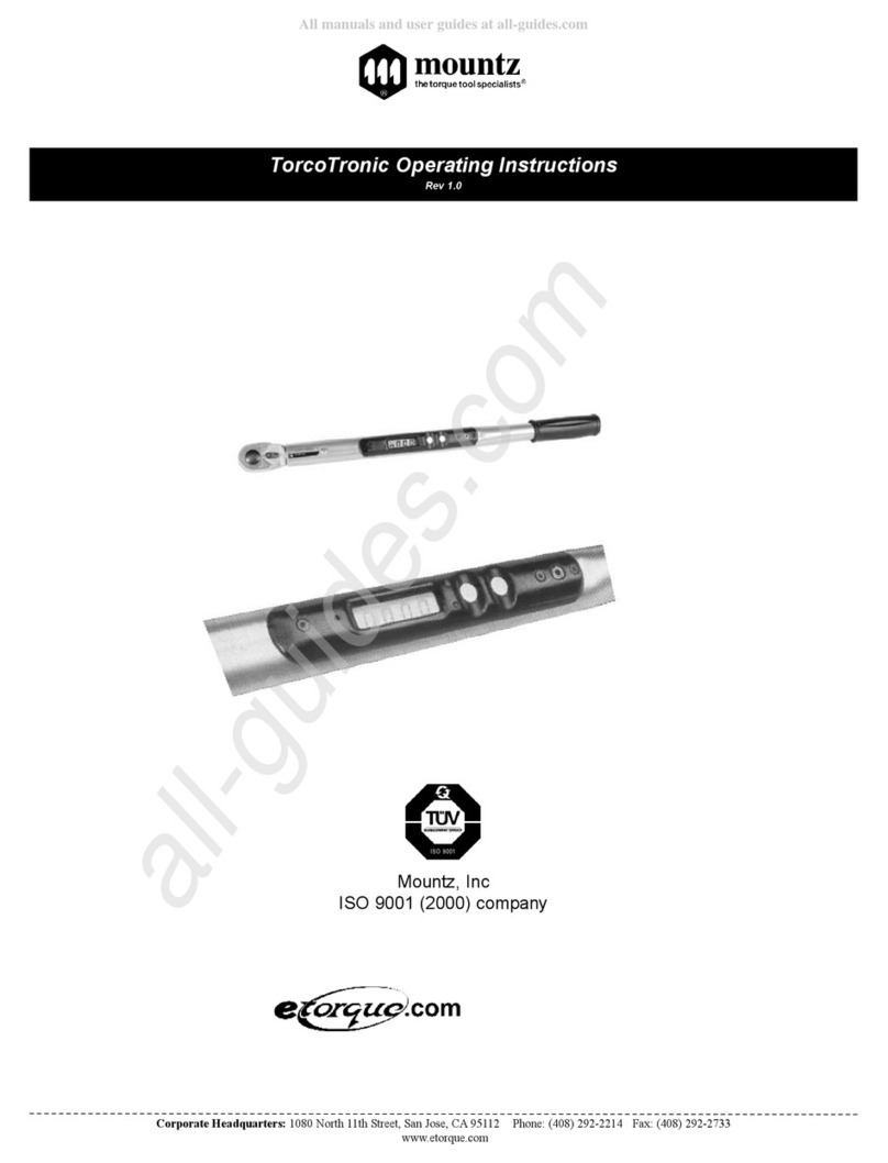 Mountz TorcoTronic User manual