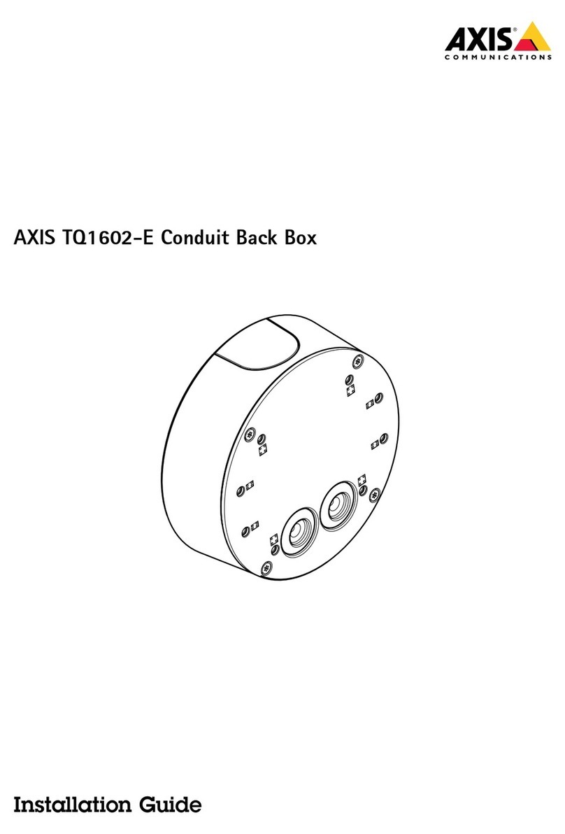 Axis TQ1602-E User manual