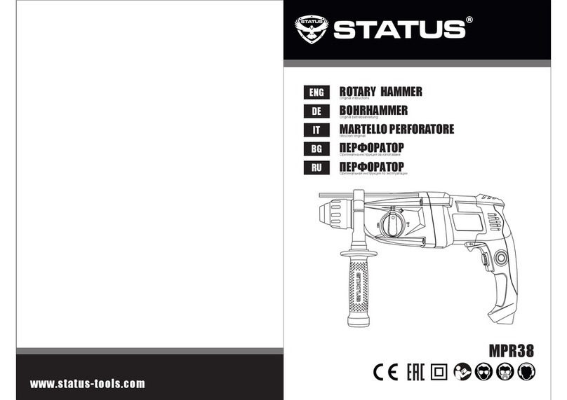 Status MPR38 User manual