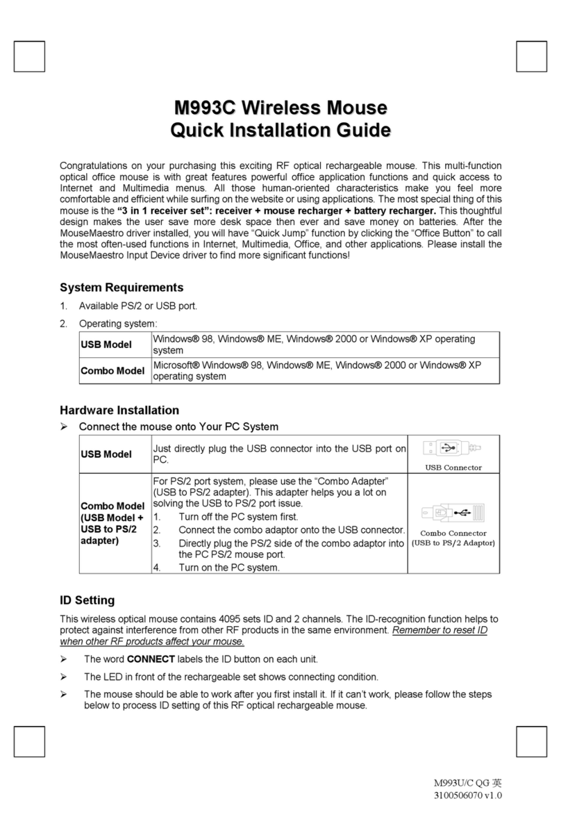 BTC M993C User manual