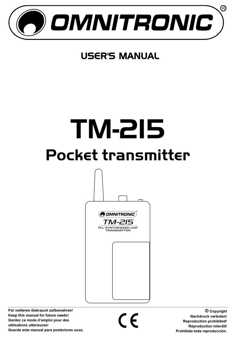 Omnitronic TM-215 User manual