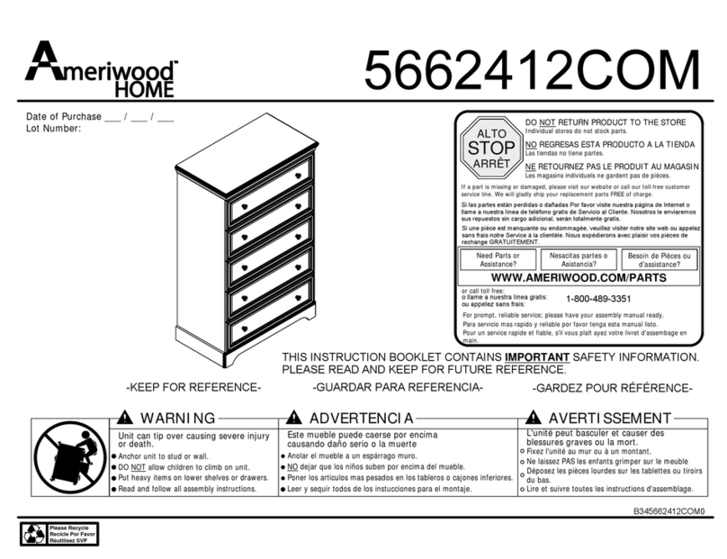 Ameriwood HOME 5662412COM User manual Ameriwood HOME 5662412COM User manual