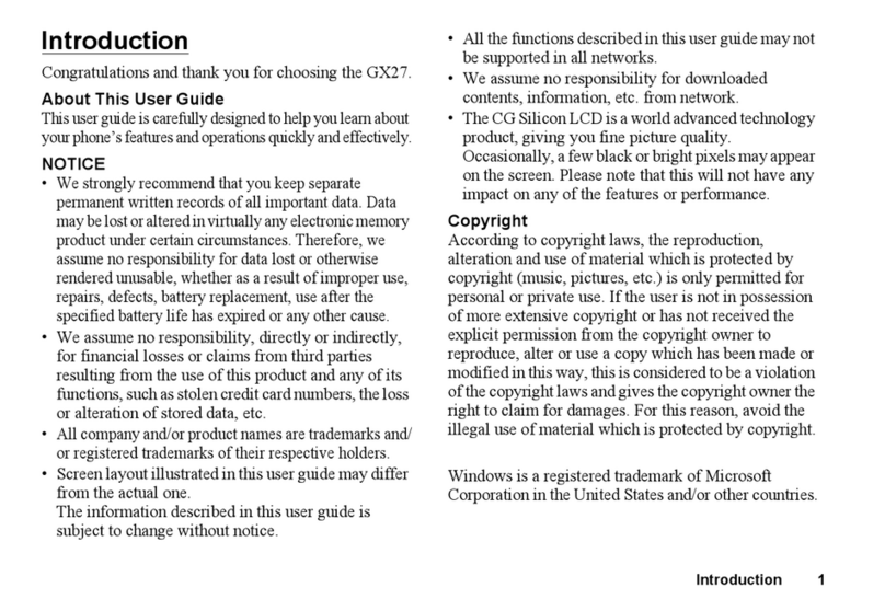 Sharp GX27 User manual