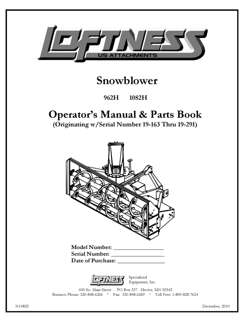 LOFTNESS 962H User manual