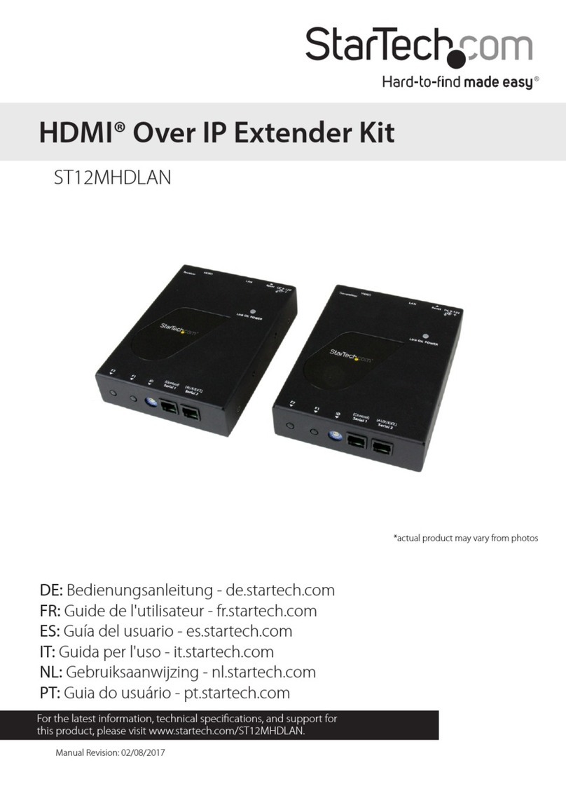 StarTech.com 8STST12MHDLAN User manual