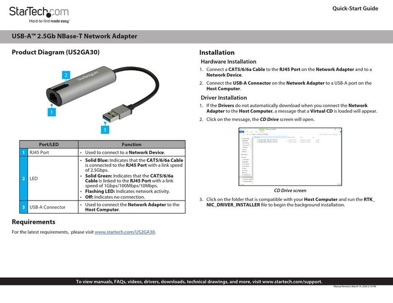 StarTech.com US2GA30 User manual