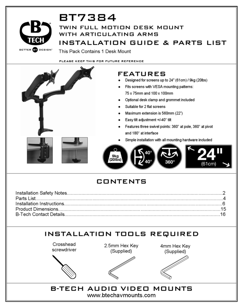 B-Tech BT7384 Instruction Manual