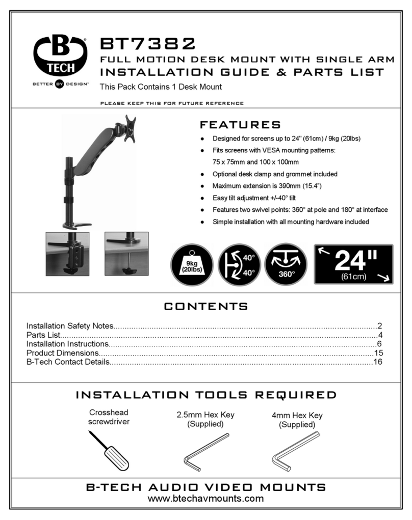 B-Tech BT7382 Instruction Manual
