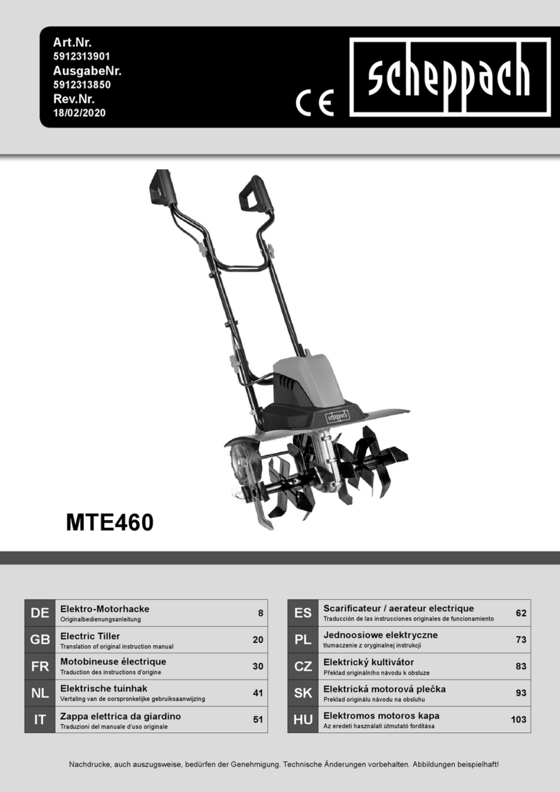 Scheppach MTE460 Instructions for use