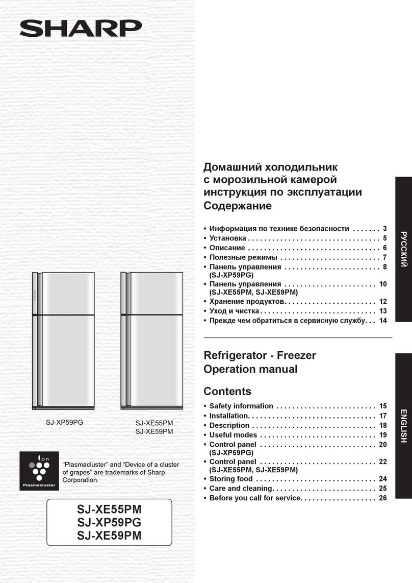 Sharp SJ-XE55PM User manual