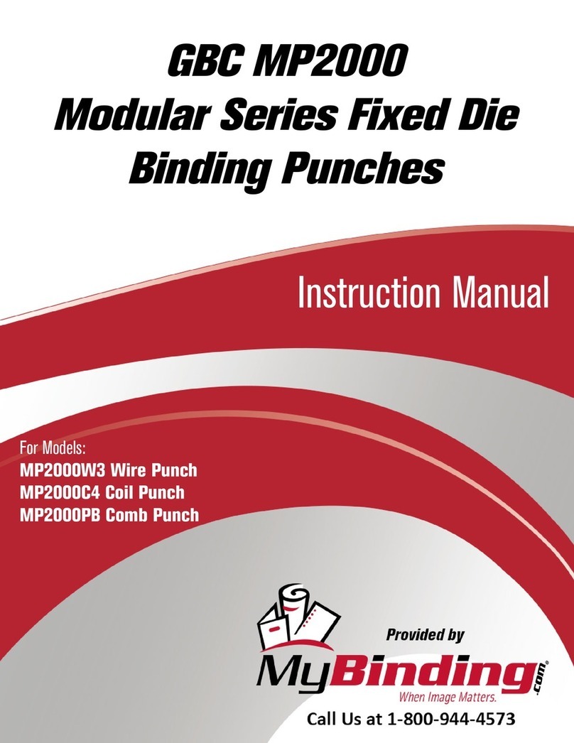 GBC Modular Series User manual