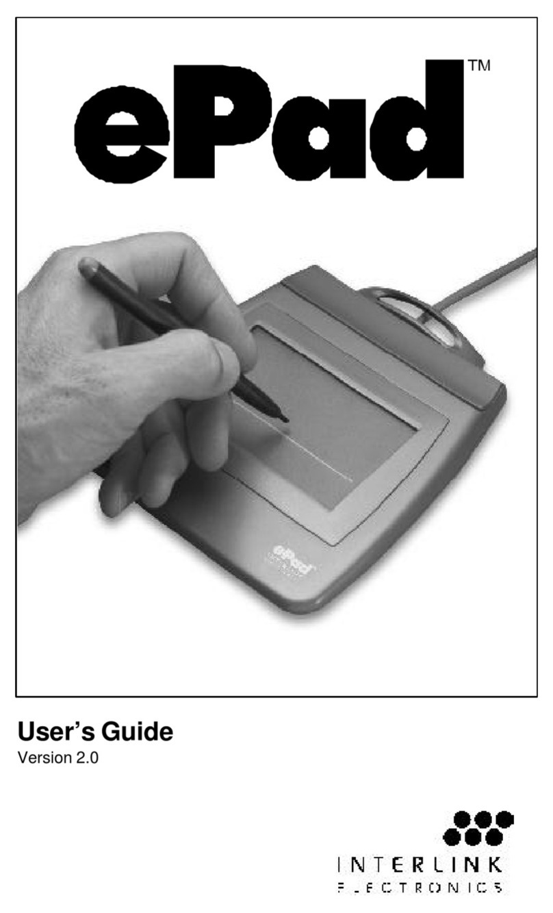 Interlink electronics ePad User manual