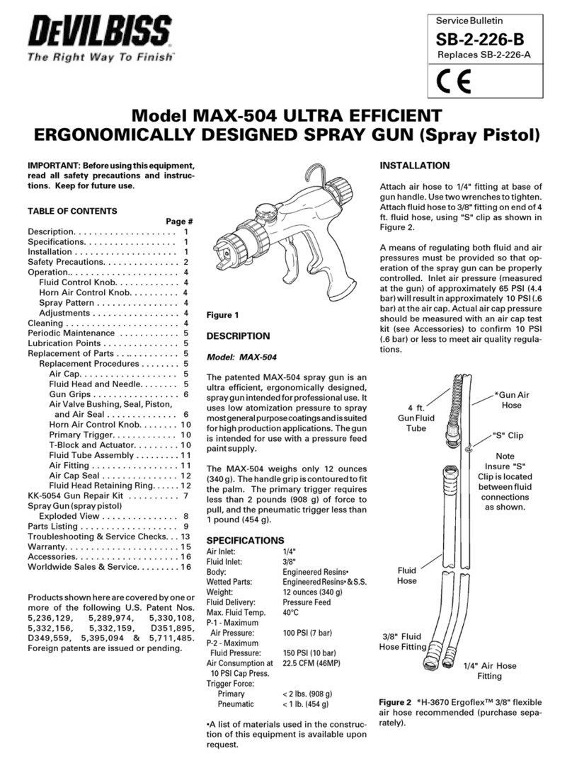 DeVilbiss MAX-504 User manual