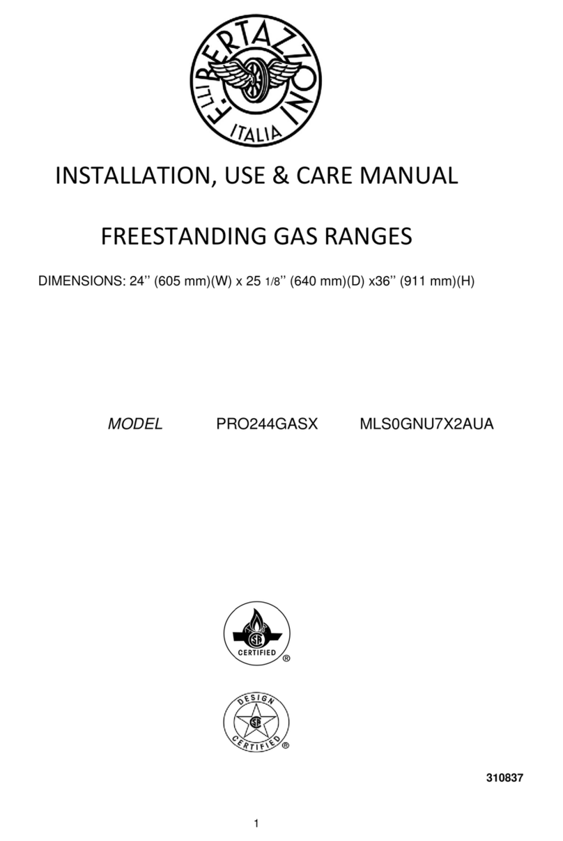 Bertazzoni MLS0GNU7X2AUA Instructions for use