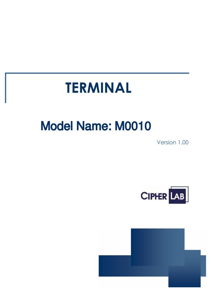 CipherLab M0010 User manual