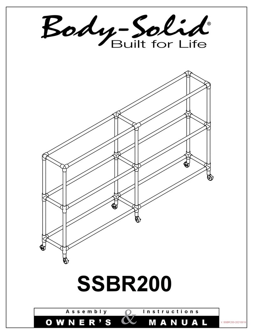 Body Solid SSBR200 User manual