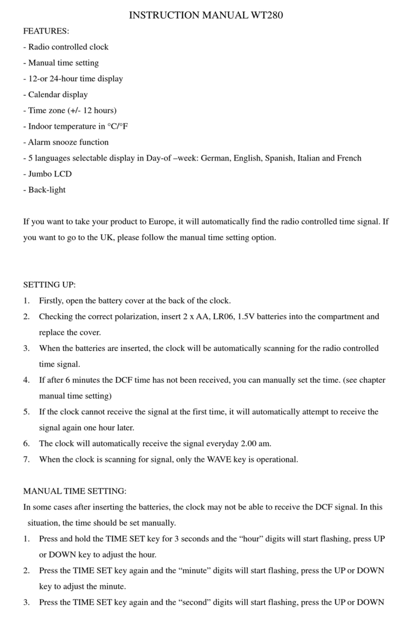 Technoline WT280 User manual