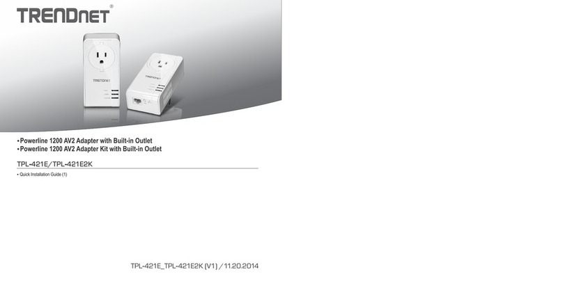 TRENDnet TPL-421E User manual