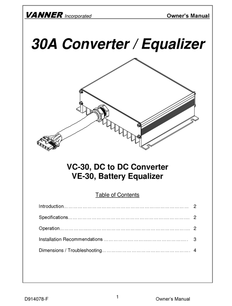 Vanner VC-30 User manual