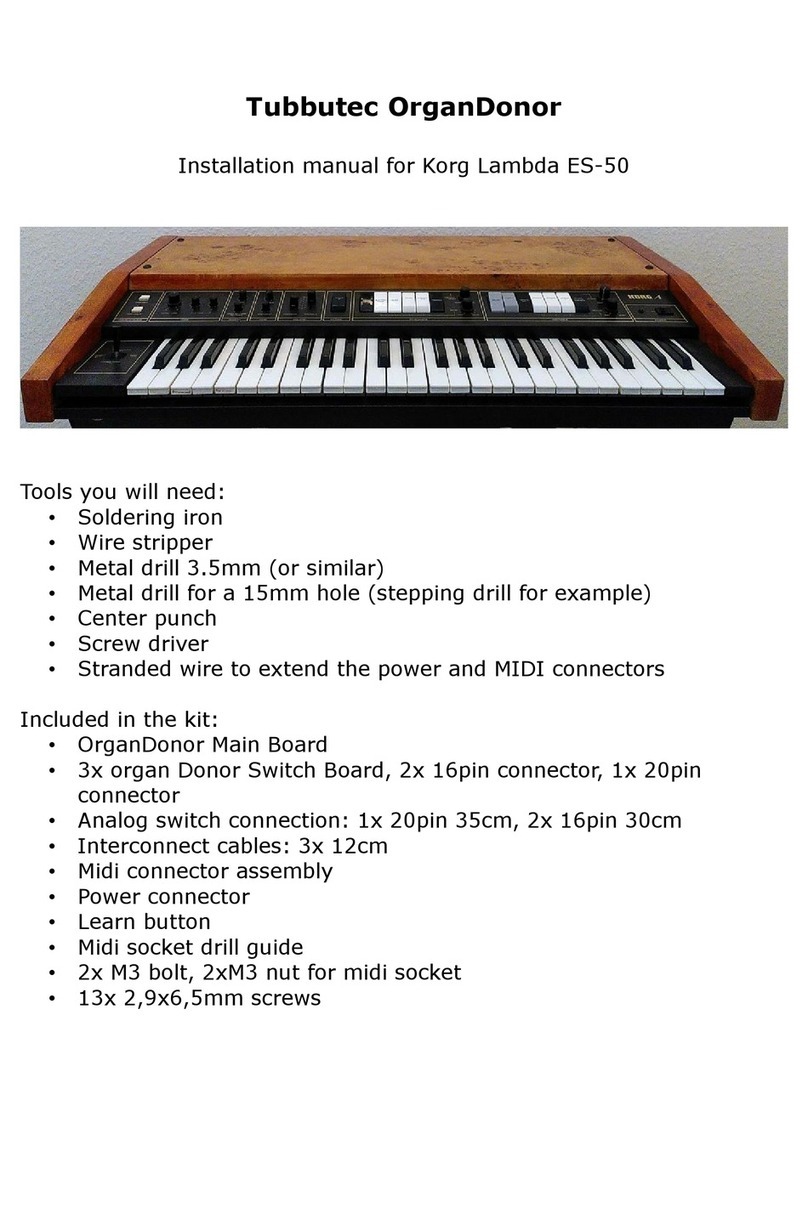 Korg ES-50 Lambda User manual