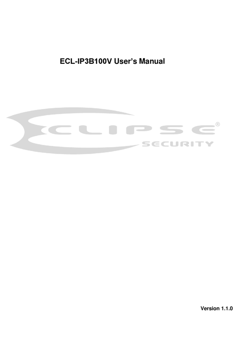 Eclipse Security ECL-IP3B100V User manual