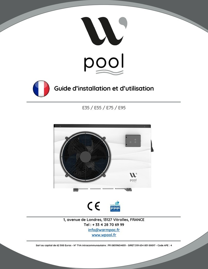 POOL E35 User manual