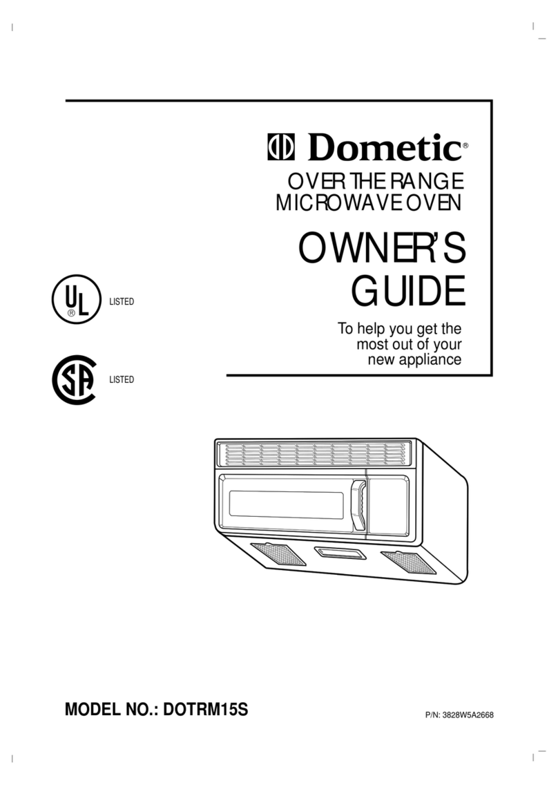Dometic DOTRM15S User manual Dometic DOTRM15S User manual