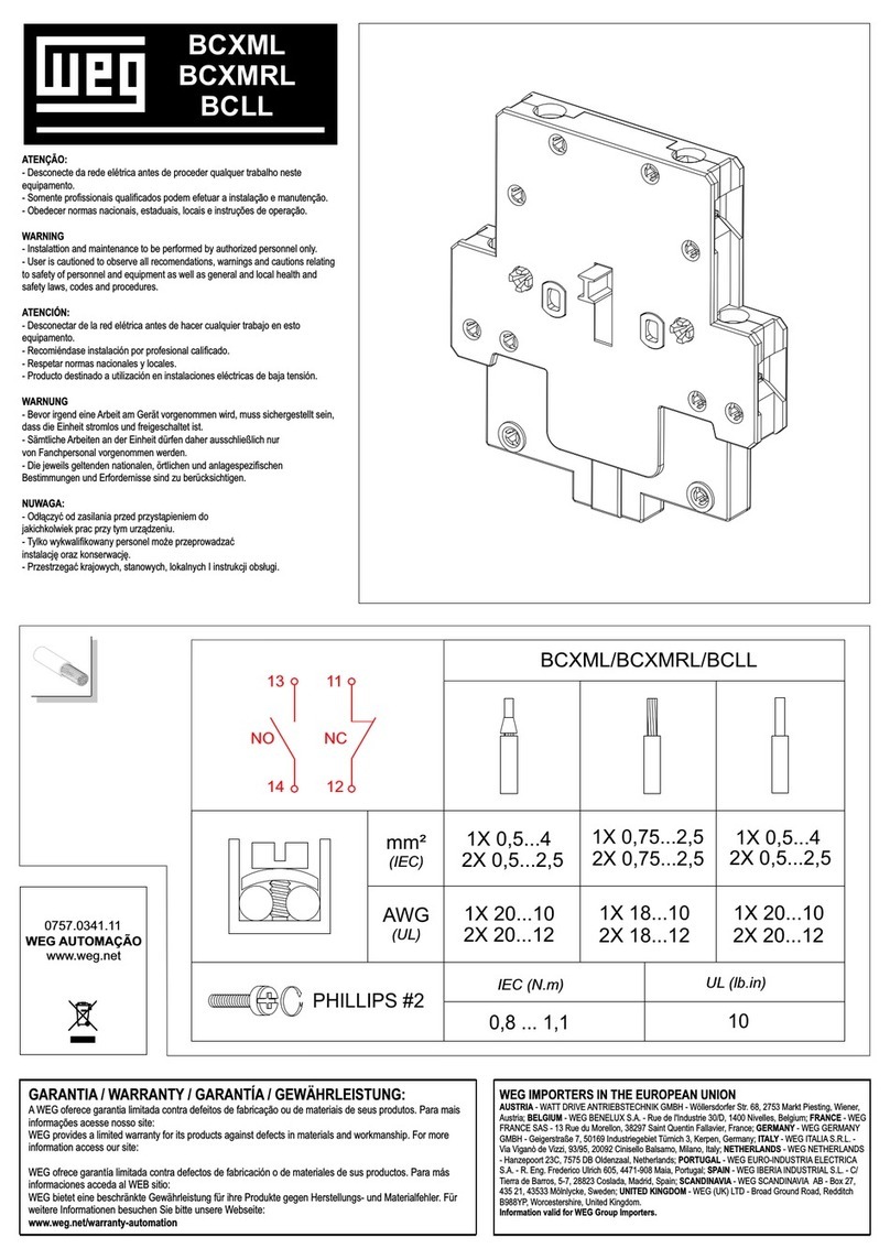 WEG BCXML User manual