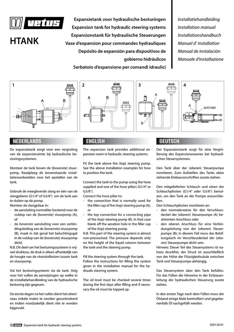 Vetus HTANK installation manual