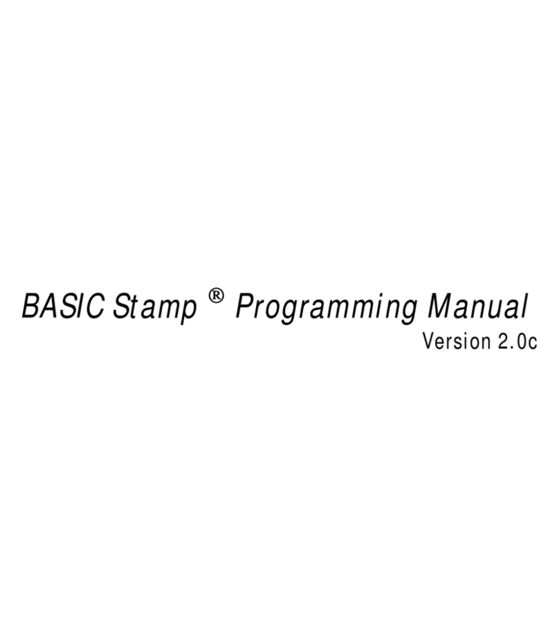 Parallax BASIC Stamp 2e Owner's manual