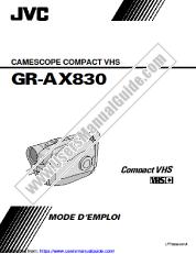 View GR-AX830U(C) pdf Instructions - Français